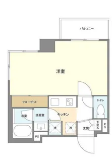 木場レジデンス壱番館【3階】の間取り