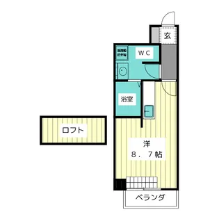 UMEX-9【1階】の間取り