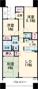 シーズガーデン太田【3階】の間取り