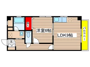 ネオコート塩釜【2階】の間取り