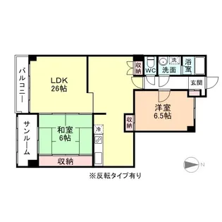 ベルヴィー・カワカミ【2階】の間取り
