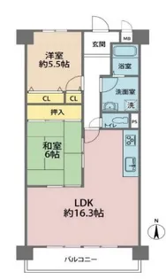 ベル・アーバニティ加古川II【5階】の間取り