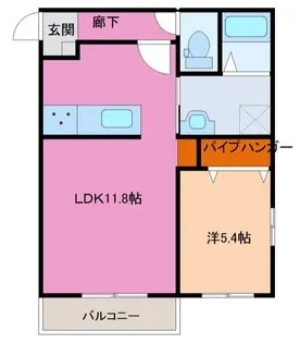ハートフル結【3階】の間取り