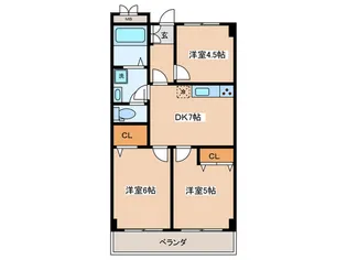 ヴィレッジ20【5階】の間取り