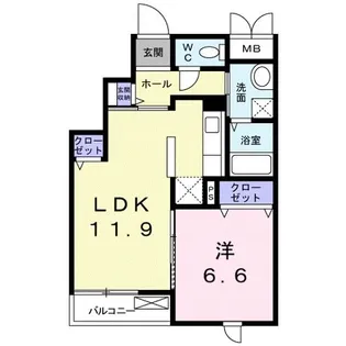 CASA AZ【3階】の間取り