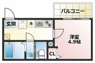 リアル綱島パークテラスB棟【2階】の間取り