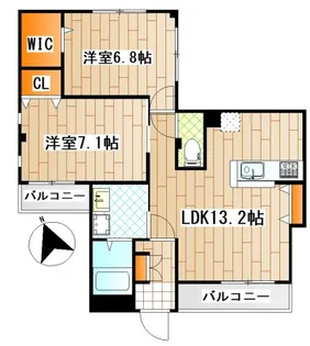 ガーデンブリーズ【2階】の間取り