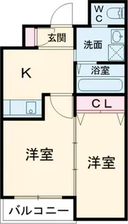 カーサフォルトゥナート羽曳野I【3階】の間取り