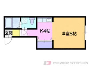 ポプリ里美【1階】の間取り