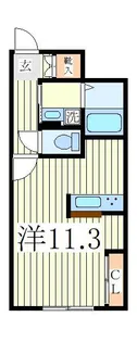 メゾンシャルムIV【1階】の間取り