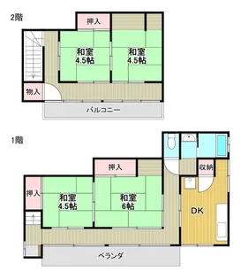 中川荘の間取り