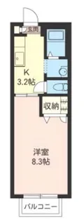 イル茅ヶ崎【1階】の間取り