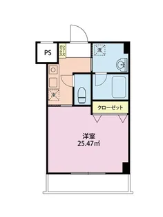サポーレ松戸【6階】の間取り