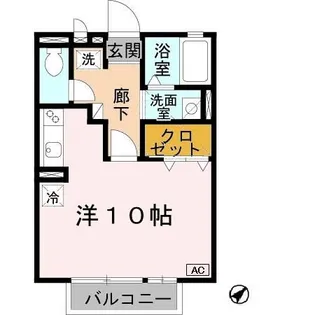 ユーフォルビア【2階】の間取り