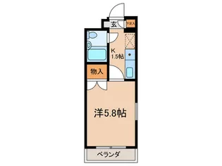 メゾン・ド・クミ【2階】の間取り