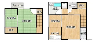 磯間二戸一の間取り