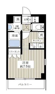 ボーテ大山【3階】の間取り