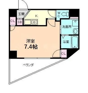 ウィンベル同心1丁目【7階】の間取り
