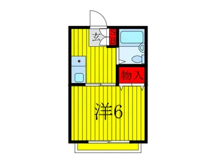 ヴィラ王子【1階】の間取り