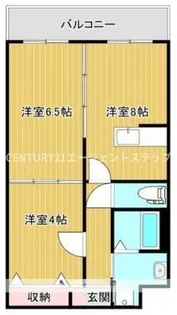 ルミナス恒久南【2階】の間取り