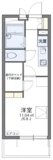 レオパレス松並【1階】の間取り