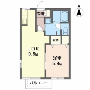 ディアスT&Y A【2階】の間取り