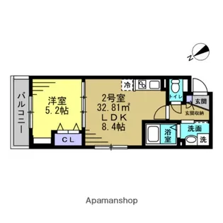 TSR京成津田沼【2階】の間取り