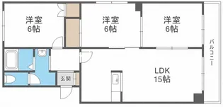 アーサーパレス【4階】の間取り