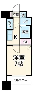 中駒グランヒルズ太閤通駅I【5階】の間取り