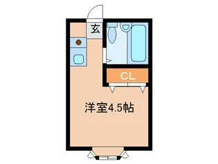 ハイツK&KIII【1階】の間取り
