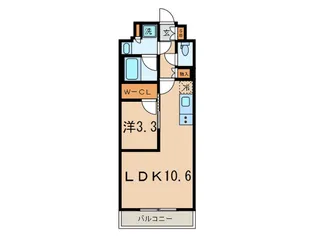 ディームス初台II【3階】の間取り