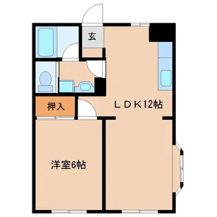 ターキーハウスI【2階】の間取り