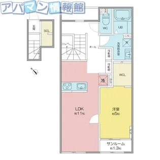 オリオン東本町【2階】の間取り