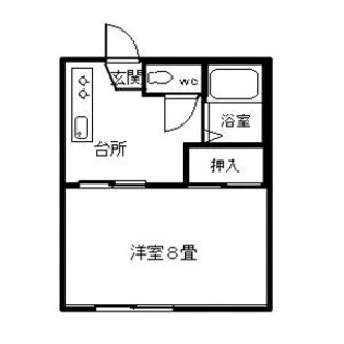 サイレント桑野【2階】の間取り