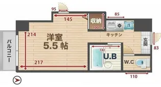 ロイヤルライオンヴィレッジpart5【3階】の間取り