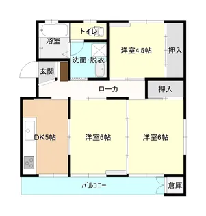 北原アパート【2階】の間取り