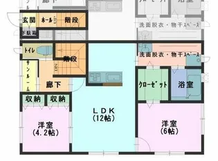 エルシオン【2階】の間取り
