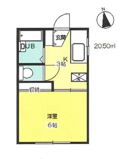 ハビテーションM【2階】の間取り