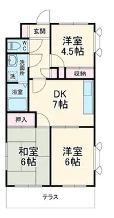 ビラ・グリート【1階】の間取り