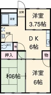 メゾンリッシュ【1階】の間取り