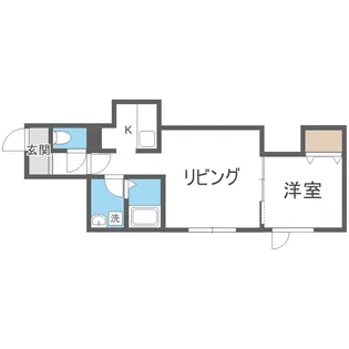 ヴィラフォーレスト本通【1階】の間取り