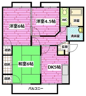 フレグランス佐々木C【2階】の間取り