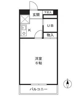 アビタシオン根岸I【4階】の間取り