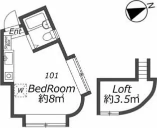 AP989 セルシオ大泉学園パートII【1階】の間取り