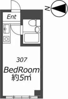 AP1231 クロノス北小岩【3階】の間取り
