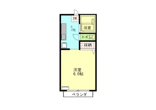 ダンケタカミヤII【2階】の間取り
