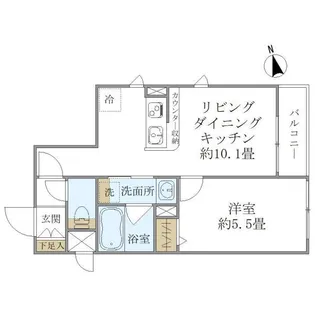 キャナルステージ【1階】の間取り