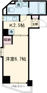ラプティメゾン【4階】の間取り