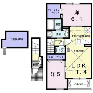 アワー・デライト【2階】の間取り