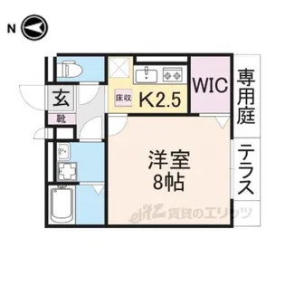 ヴェルデ【1階】の間取り